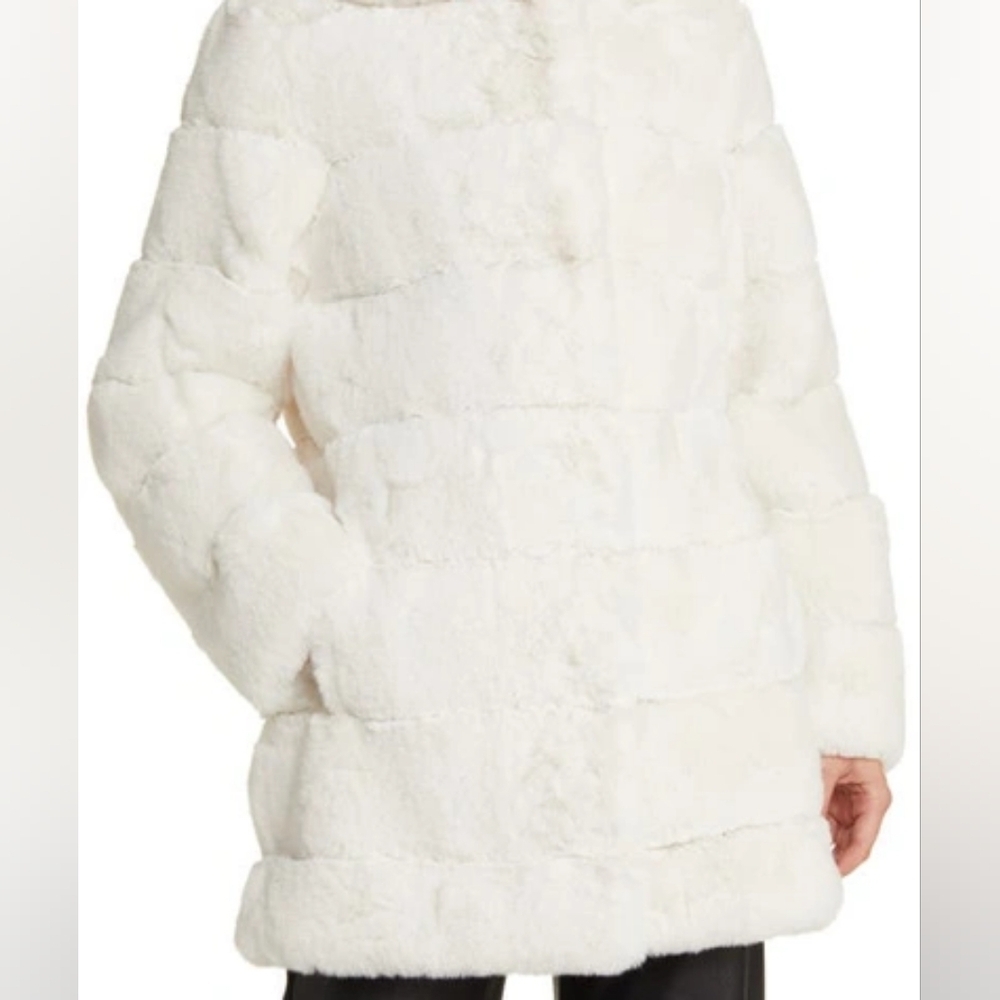 NWT BCBGMaxAzria White Teddy Jacket
